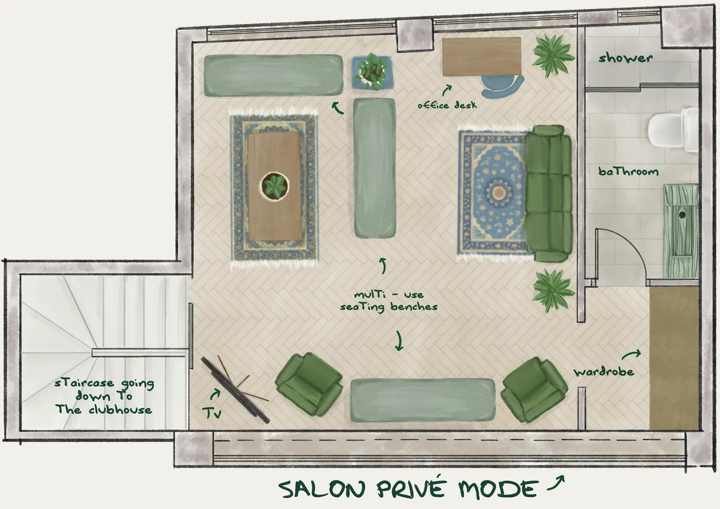 Salon Privé, Salon Privé mode